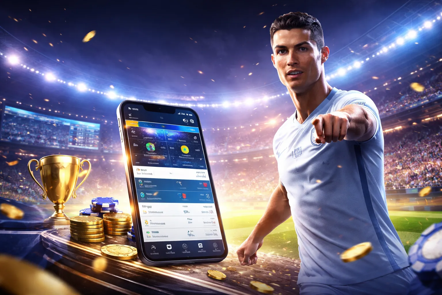 Hình ảnh chính shbet apk trên điện thoại